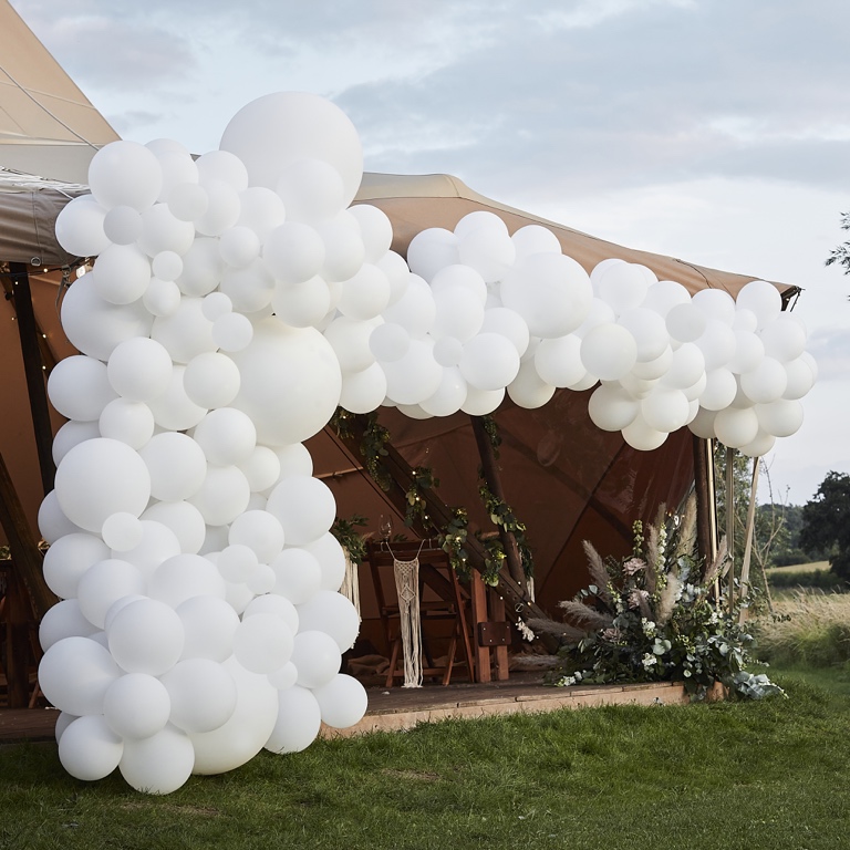 Luxe Balloon Arch Kit - White (200pcs)