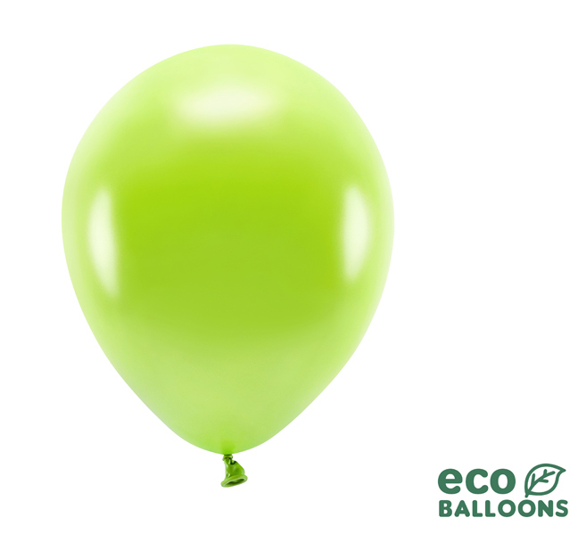 Eko Balóny - Metalické Zelené Jablko - 26 cm (20ks)