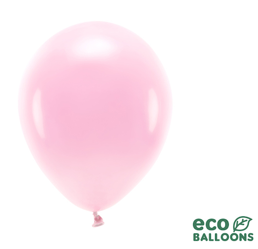 Eko Balóny - Pastel - Svetlo Ružová - 26 cm (10ks) - Kliknutím na obrázok zatvorte -