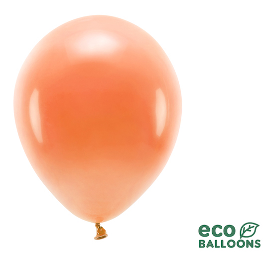 Eko Balóny - Pastel - Oranžová - 30 cm (10ks)