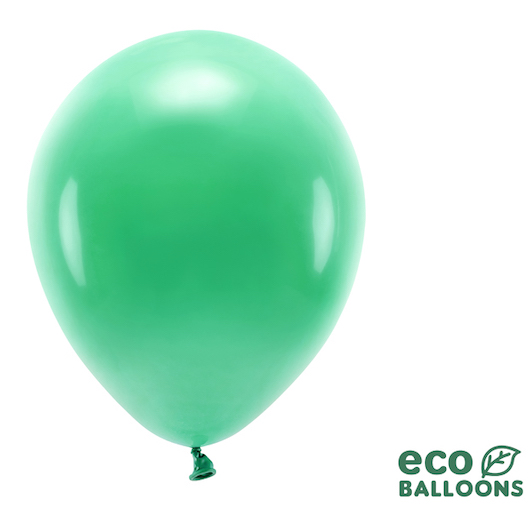 Eko Balóny - Pastel - Zelená - 30 cm (10ks)