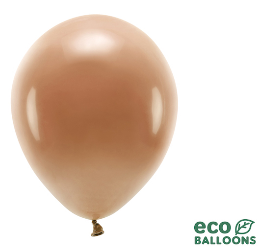 Eko Balóny - Pastel - Čokoládovo Hnedá - 30 cm (10ks) - Kliknutím na obrázok zatvorte -