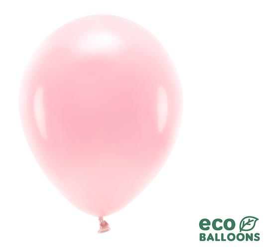 Eko Balóny - Pastel - Púdrovo Ružová - 30 cm (10ks)