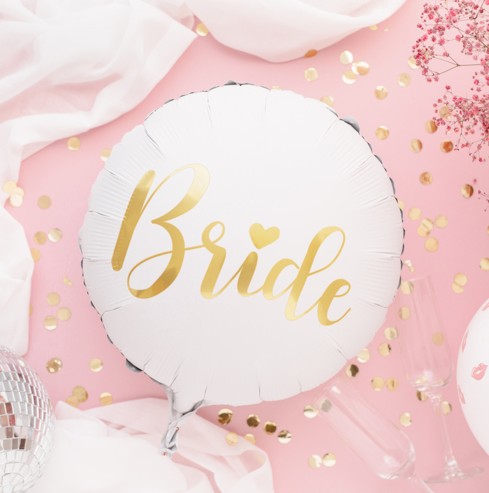 Foil Balloon - Bride To Be - Gold (45cm)