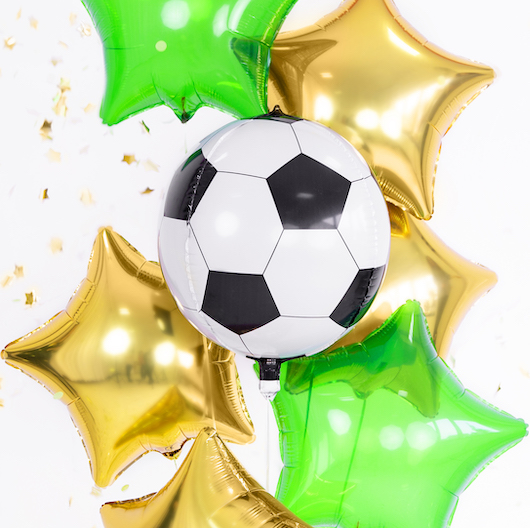 Foliový Balón - Futbalová Lopta (40cm) - Kliknutím na obrázok zatvorte -