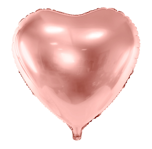Fóliový Balón - Srdce - Ružovozlatá (61cm)