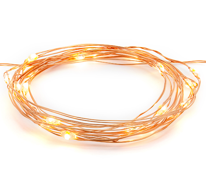 LED Svetelný Kábel - Ružovo Zlatá (1.9m)