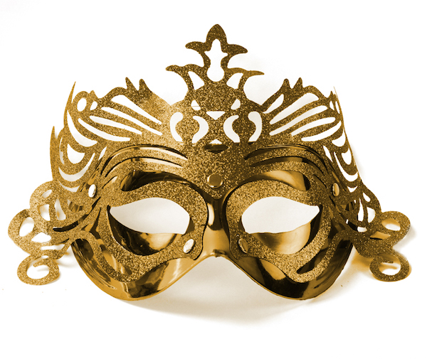 Párty Maska - Ornament - Zlatá