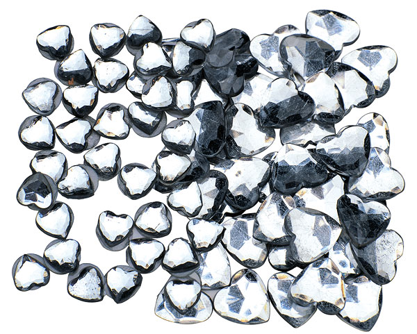 Heart Jewels in Diamond Clear - 99 - Small