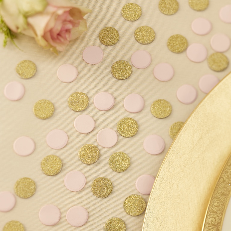 Table Confetti - Gold & Pink Glitter (14g)